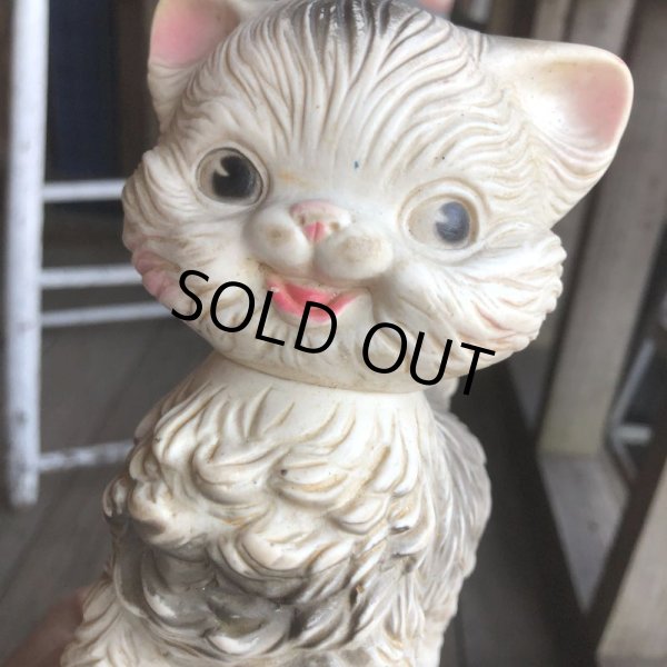 画像7: Vintage Edward Mobley Rubber Doll Kitty Cat (B561) (7)