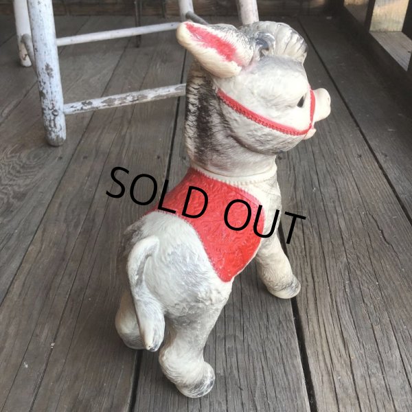 画像2: Vintage Sun Rubber Doll Donkey Black (B564) (2)