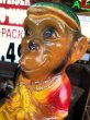 画像11: Vintage Carnival Chalkware Smoking Monkey Holding Bank (B566) (11)