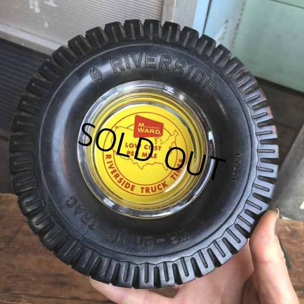 画像1: Vintage Tire Ashtray Riverside (B576) (1)