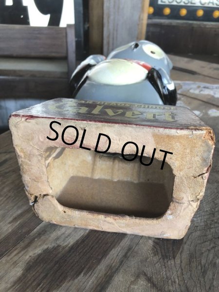 画像7: 40s Vintage Lord Calvert Whiskey Anthropomorphic Owl Statue  (B578) (7)