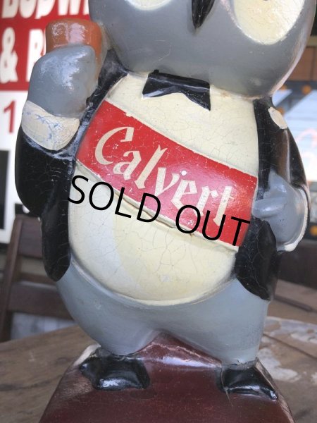 画像10: 40s Vintage Lord Calvert Whiskey Anthropomorphic Owl Statue  (B578) (10)