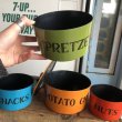 画像5: 60s Nesting Snack Bowls Potato Chips Pretzels Nuts Snacks (B579) (5)