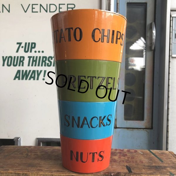 画像8: 60s Nesting Snack Bowls Potato Chips Pretzels Nuts Snacks (B579) (8)
