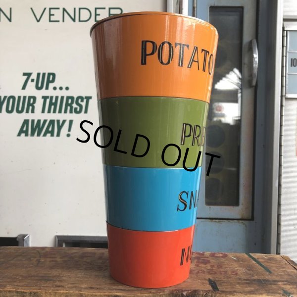 画像9: 60s Nesting Snack Bowls Potato Chips Pretzels Nuts Snacks (B579) (9)