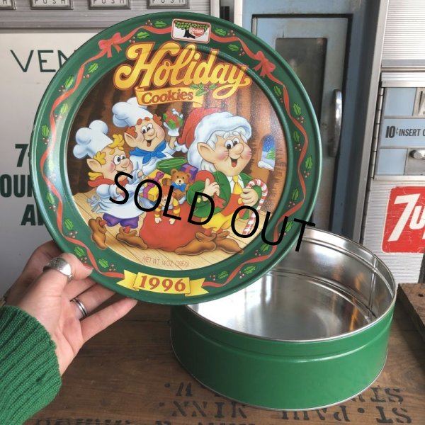 画像1: Vintage Keebler Christmas Cookies Can 1996 (B580) 　 (1)