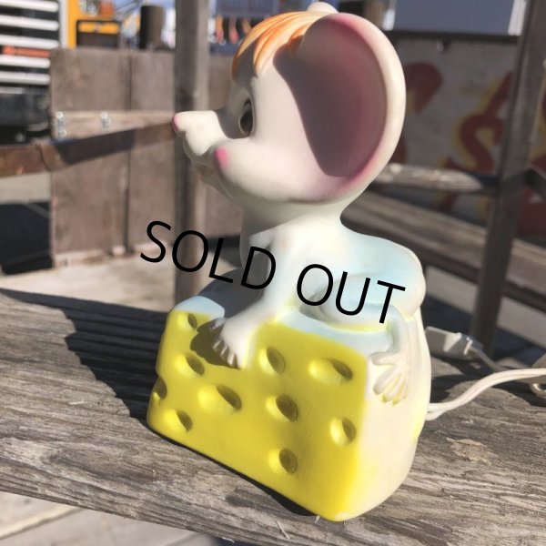 画像4: 60s Vintage Cheese Mouse Vinyl Nightlight (B584) (4)