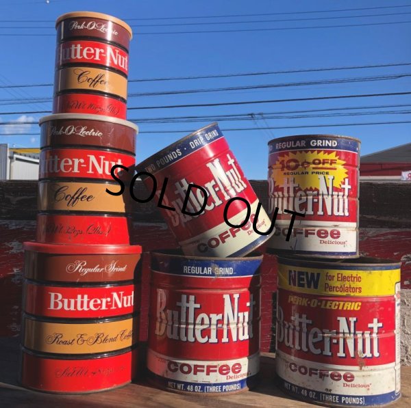 画像8: Vintage U.S.A Butter-Nut Coffee Tin 2LBS (B586) (8)