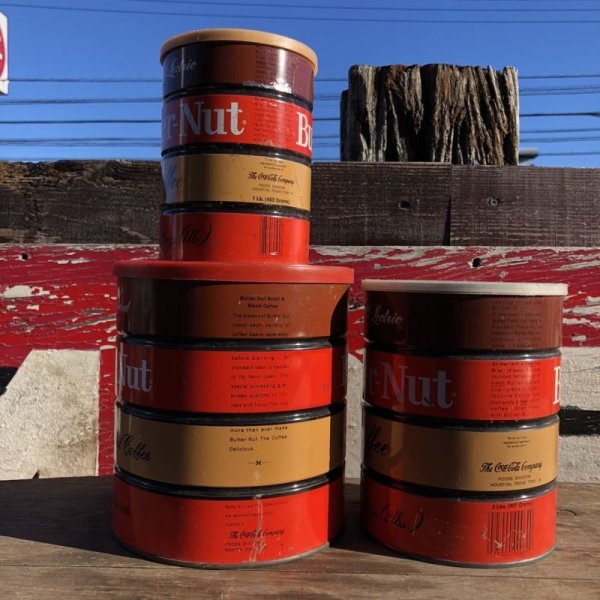 画像4: Vintage U.S.A Butter-Nut Coffee Tin SET (B585) (4)