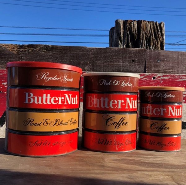 画像5: Vintage U.S.A Butter-Nut Coffee Tin SET (B585) (5)