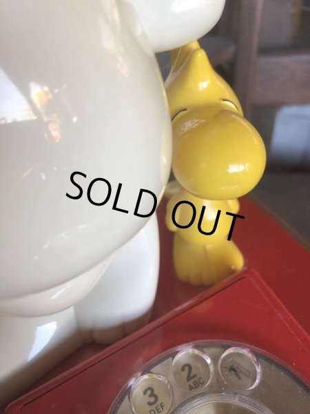 画像11: 70s Vintage Snoopy And Woodstock Rotary Dial Phone (B589) (11)