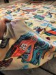 画像3: 70s Vintage SEARS NASCAR Blanket Fabric 268x227cm (B590) (3)