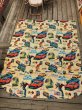 画像2: 70s Vintage SEARS NASCAR Blanket Fabric 268x227cm (B590) (2)