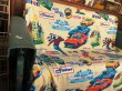 画像8: 70s Vintage SEARS NASCAR Blanket Fabric 268x227cm (B590) (8)