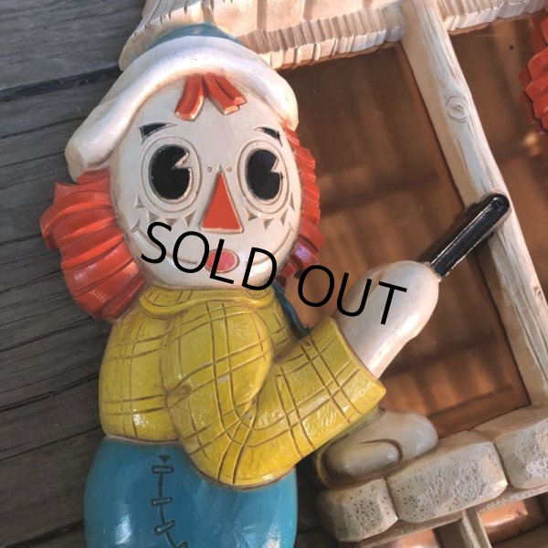画像10: 70s Vintage Raggedy Ann Andy Wall Decor Plaques (T591) (10)