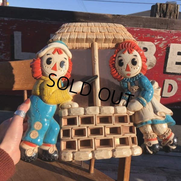 画像15: 70s Vintage Raggedy Ann Andy Wall Decor Plaques (T591) (15)