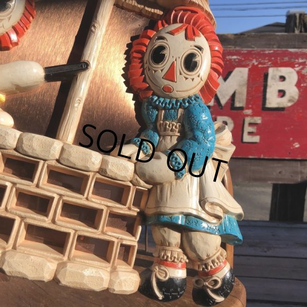 画像5: 70s Vintage Raggedy Ann Andy Wall Decor Plaques (T591) (5)