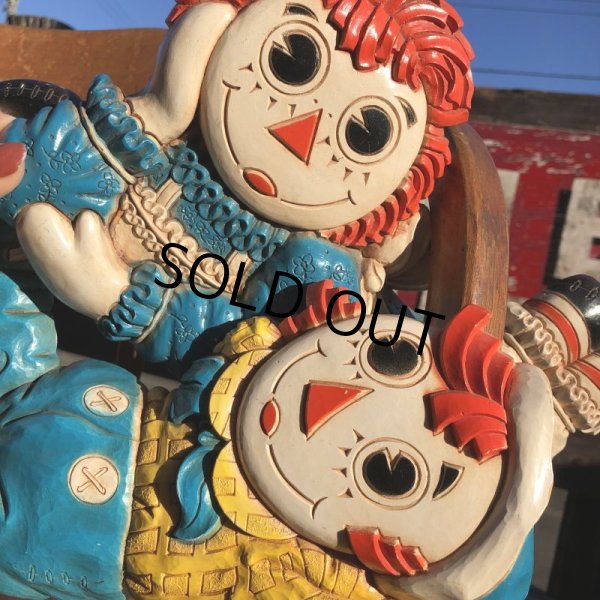 画像3: 70s Vintage Raggedy Ann Andy Wall Decor Plaques Pair Set (T592) (3)
