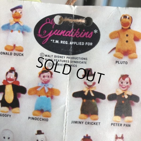 画像11: 50s Vintage GUND Disney Pinocchio & Jiminy Cricket SET (B597) (11)