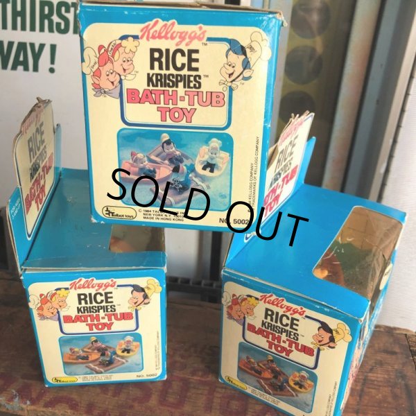 画像2: 80s Vintage Snap! Crackle! Pop! Bath Tub Toy BOX SET(B599) (2)