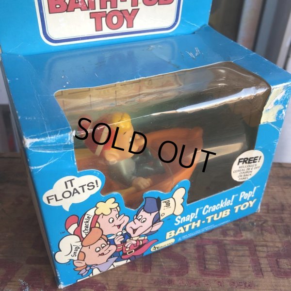 画像12: 80s Vintage Snap! Crackle! Pop! Bath Tub Toy BOX SET(B599) (12)