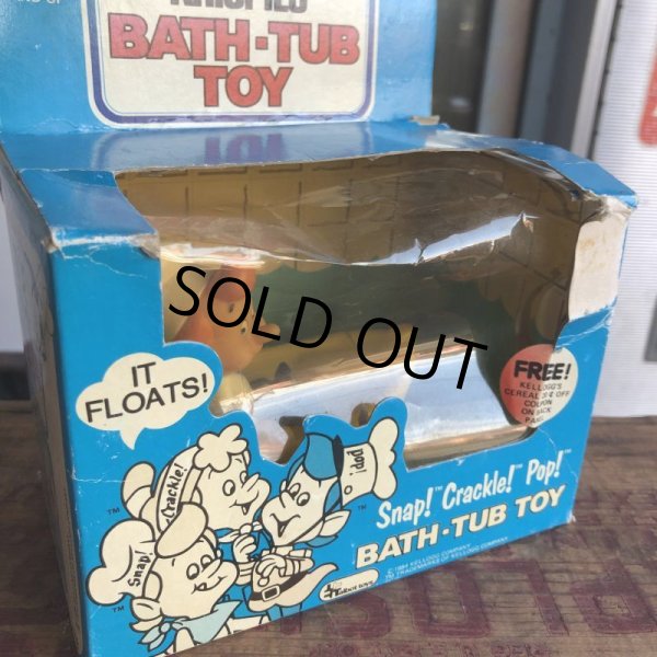 画像9: 80s Vintage Snap! Crackle! Pop! Bath Tub Toy BOX SET(B599) (9)