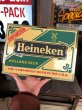 画像12: 70s Vintage Heineken Beer Lighted Sign (B601) (12)