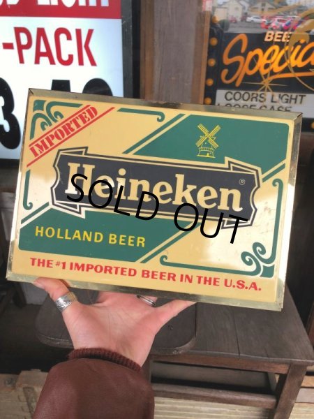 画像12: 70s Vintage Heineken Beer Lighted Sign (B601) (12)