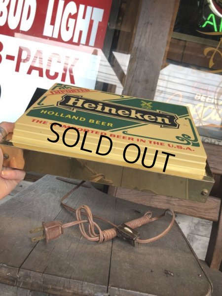 画像10: 70s Vintage Heineken Beer Lighted Sign (B601) (10)