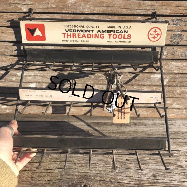 画像9: Vintage Hardware Store Tools Display Rack (B604)  (9)