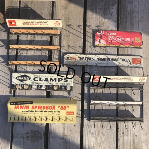 画像10: Vintage Hardware Store Tools Display Rack (B603)  (10)