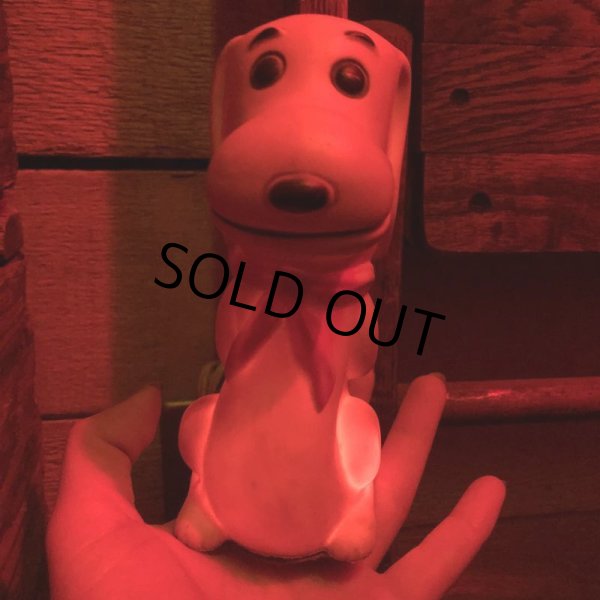 画像7: 70s Vintage PEANUTS Snoopy Night Light Lamp (B610) (7)