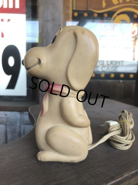 画像2: 70s Vintage PEANUTS Snoopy Night Light Lamp (B610) (2)