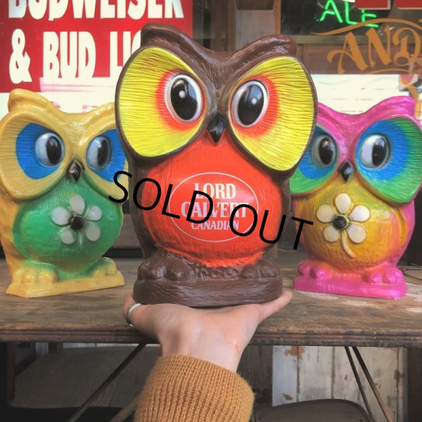 画像13: Vintage Lord Calvert Canadian Whiskey Owl Bank (B614)  (13)