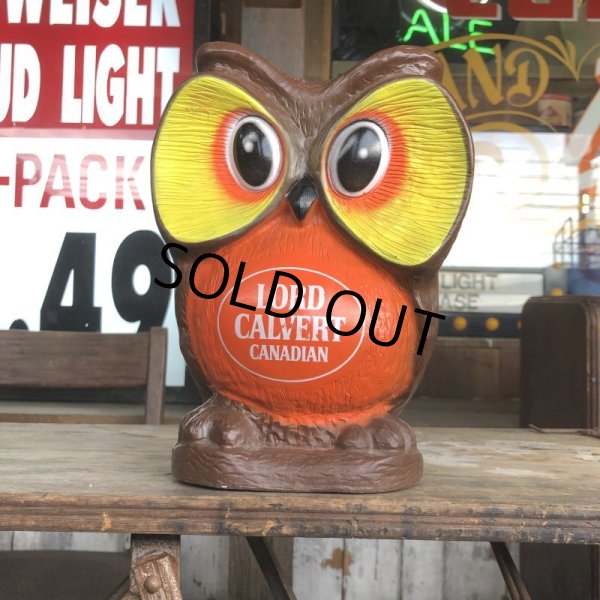 画像1: Vintage Lord Calvert Canadian Whiskey Owl Bank (B614)  (1)