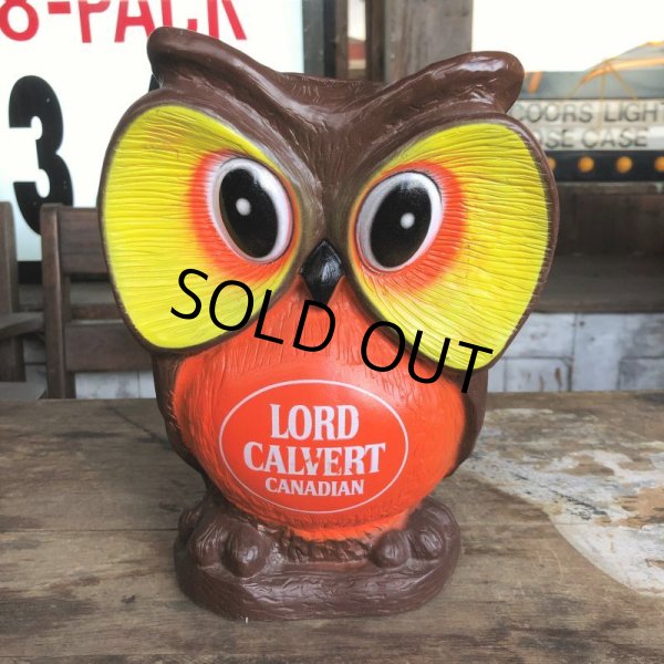画像11: Vintage Lord Calvert Canadian Whiskey Owl Bank (B614)  (11)