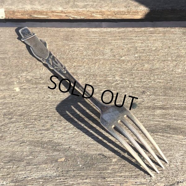 画像3: Vintage Planters Mr. Peanut CARLTON SILVER PLATE Fork (B627) (3)
