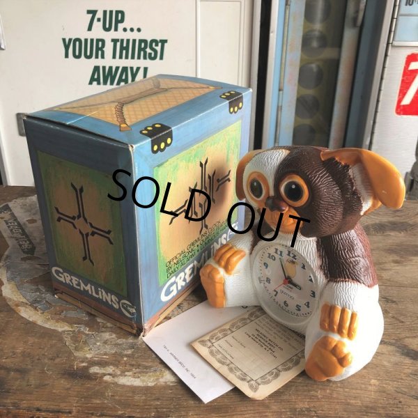 画像4:  Vintage 1984 Gremlins GIZMO Nelsonic Quartz Clock M.I.B (B637) (4)
