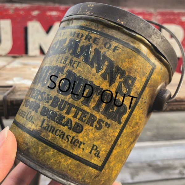 画像6: Vintage Mosemann's Peanut Butter Pail Tin (B640) (6)