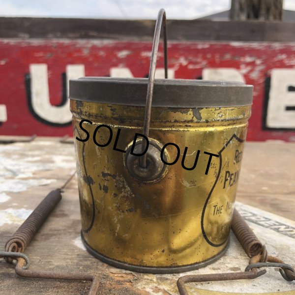 画像2: Vintage Red Seal Peanut Butter Pail Tin (B641) (2)