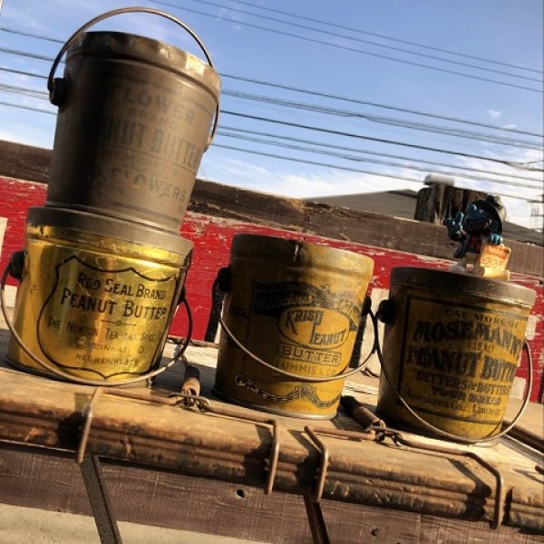 画像11: Vintage Red Seal Peanut Butter Pail Tin (B641) (11)