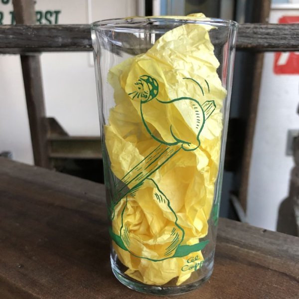 画像3: Vintage 1949 Al Capp's Lil' Abner Pappy Yokum Comic Strip Glass (B646) (3)