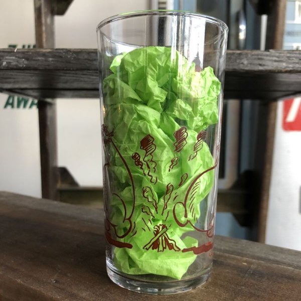 画像3: Vintage 1949 Al Capp's Lil' Abner Lonesome Polecat Comic Strip Glass (B645) (3)