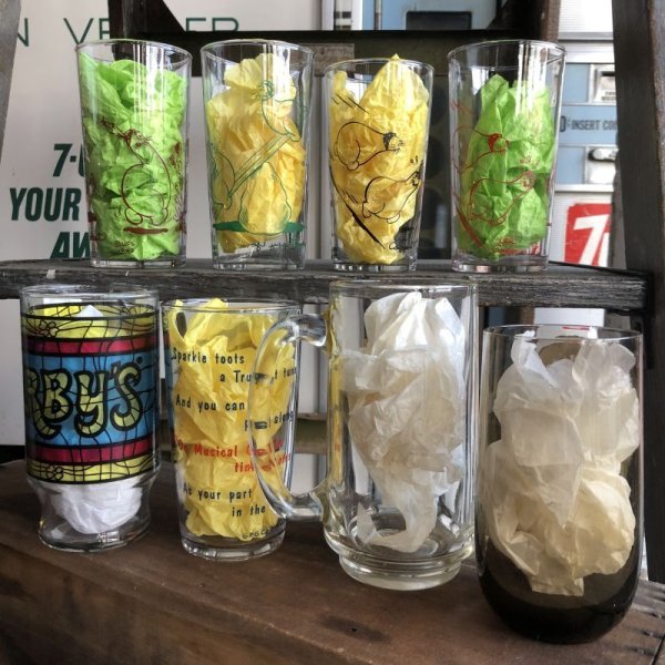 画像10: Vintage 1949 Al Capp's Lil' Abner Pappy Yokum Comic Strip Glass (B646) (10)