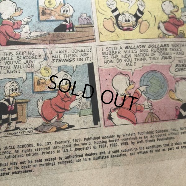 画像2: Vintage Comic Disney Uncle Scrooge (B668) (2)