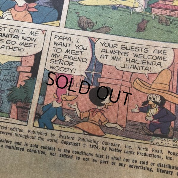 画像2: 70s Vintage Whitman Woody Woodpecker Comic (B652)  (2)