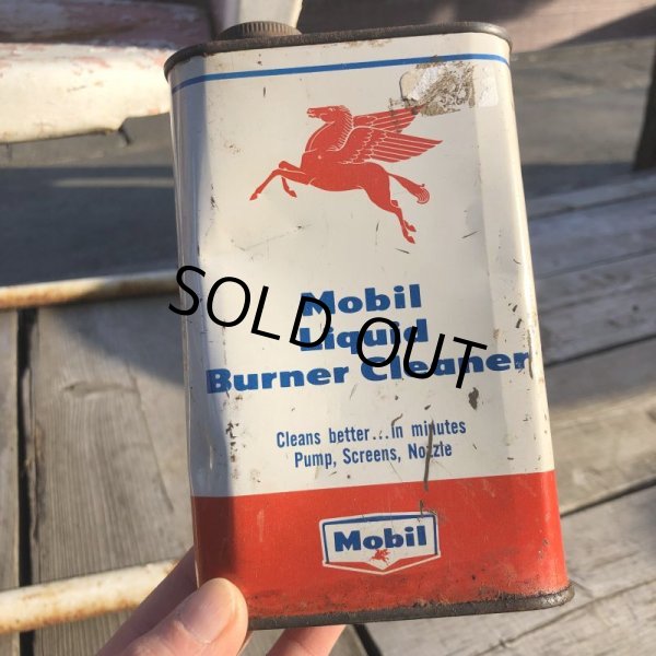 画像7: Vintage Mobil Liquid Burner Cleaner Can (B672)  (7)