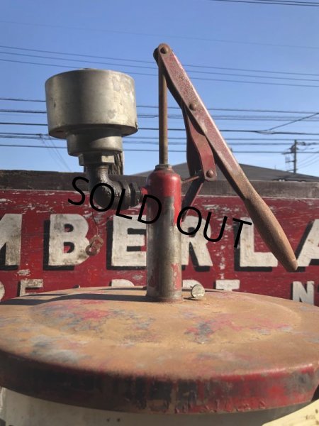 画像7: Vintage Mobil Oil 16 Gallon Barrel Drum Can w/Castar Pegasus Horse (B673)  (7)