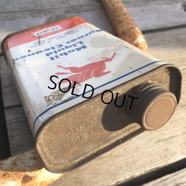 画像6: Vintage Mobil Liquid Burner Cleaner Can (B672)  (6)