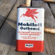 画像1: Vintage Mobiloil Outboard Can (B671)  (1)